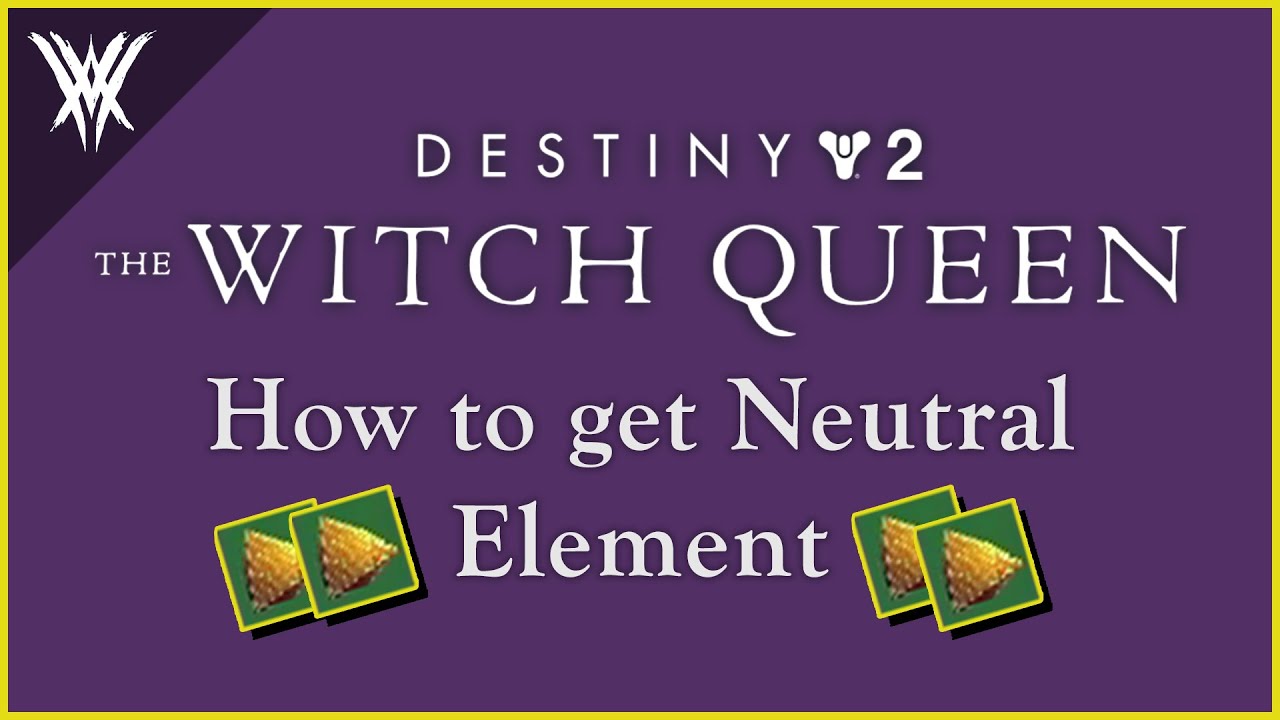How to get Neutral Element in Destiny 2