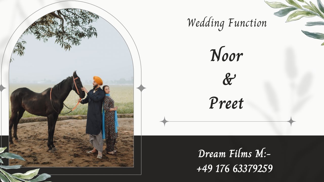 🛑Live ll Wedding Function *** Noor & Preet ***
