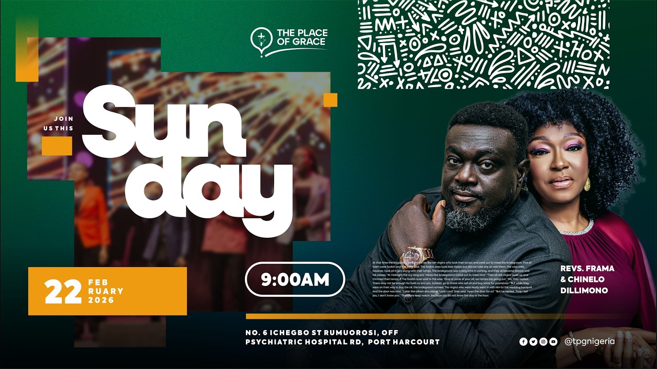 SUNDAY SERVICE | 22nd FEBRUARY, 2026 | REV FRAMA DILLIMONO