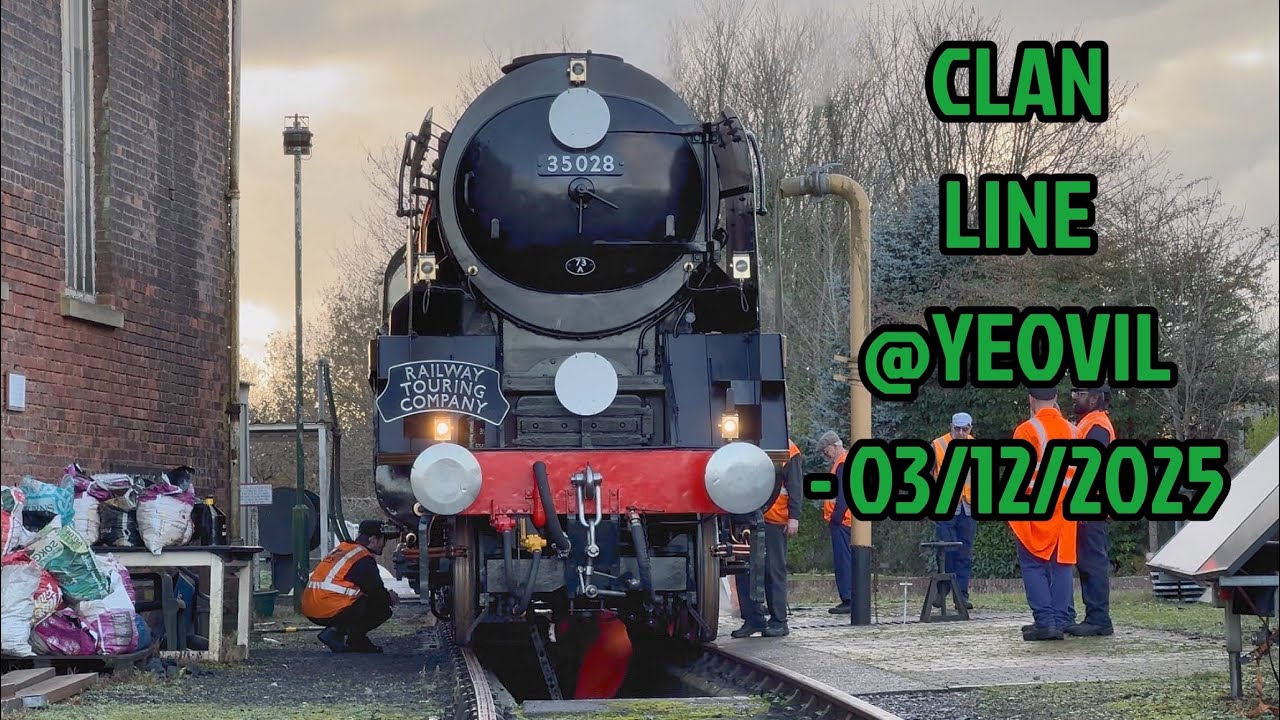 Clan Line at Yeovil Junction - 03/12/2025