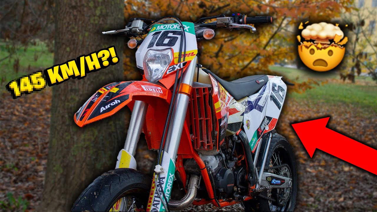 PROVO UN KTM EXC 125 MOTARD! (UN MISSILE)