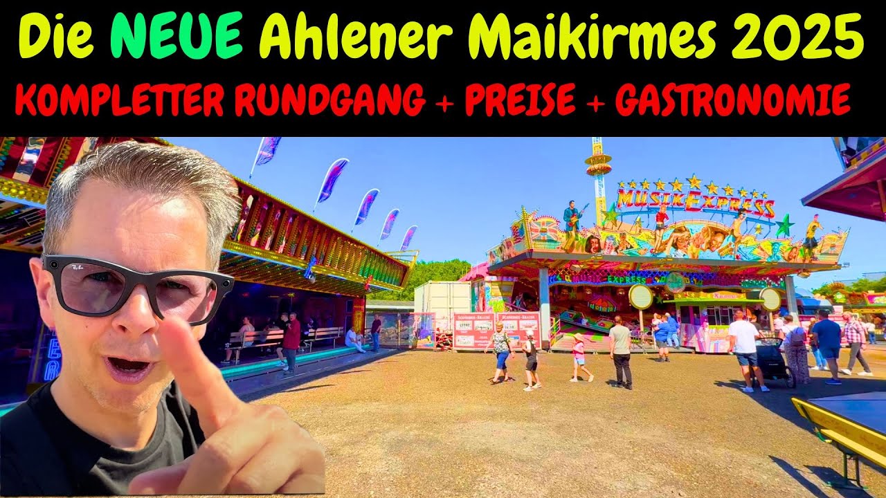 Ahlener Maikirmes 2025 / NEU / INNENSTADTKIRMES / Ahlen / Kirmes / Preise / Parken / Vlog / Gastro