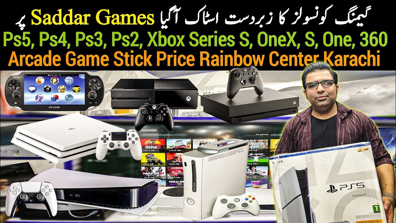 Ps5 Ps4 Ps3 Ps2 PsVita Psp Xbox Series S OneX S One 360 Price Rainbow Center Karachi Pakistan