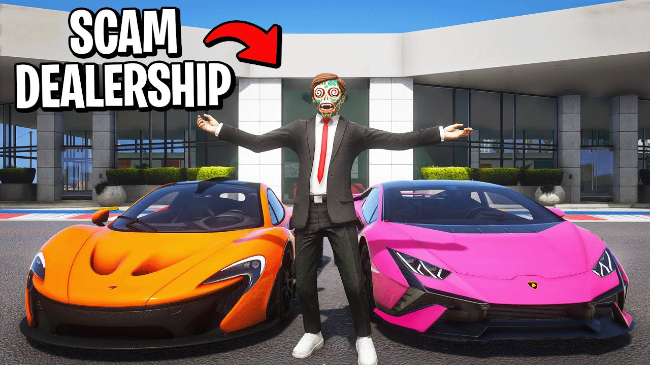 I Opened a Scam Car Dealership in GTA!