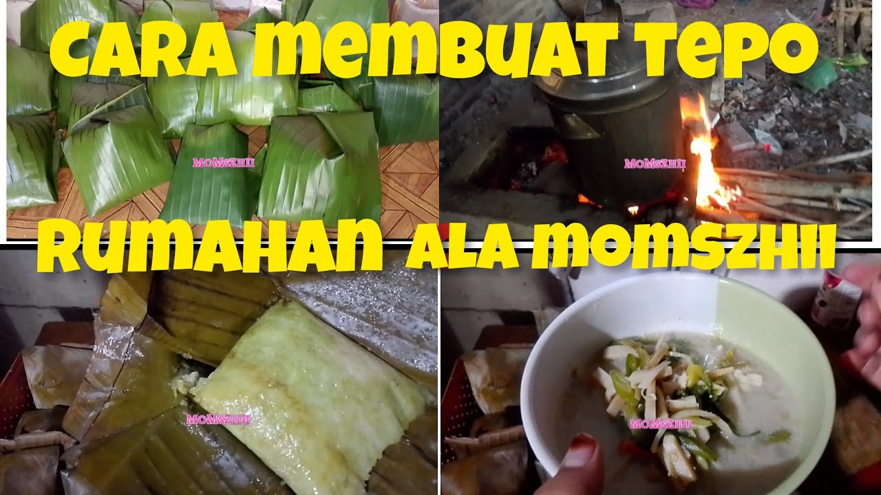 CARA MEMBUAT TEPO RUMAHAN MOMSZHII #mydailyvlog 