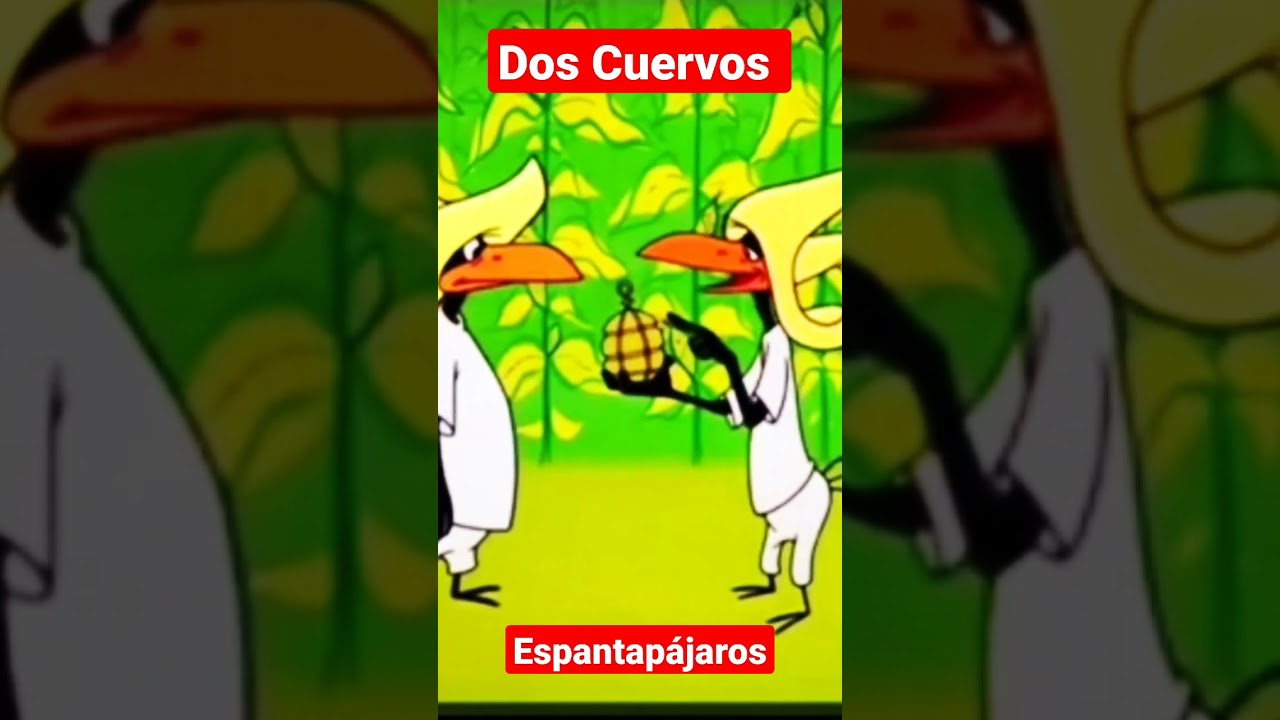 dos cuervos y un espantap&aacute;jaros#dibujos #maiz #cuervos #espantapajaros #cuervos