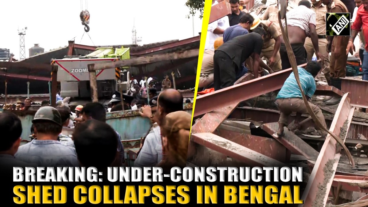 BREAKING: Under-construction godown shed collapses in West Bengal&rsquo;s Taratala, several feared trapped