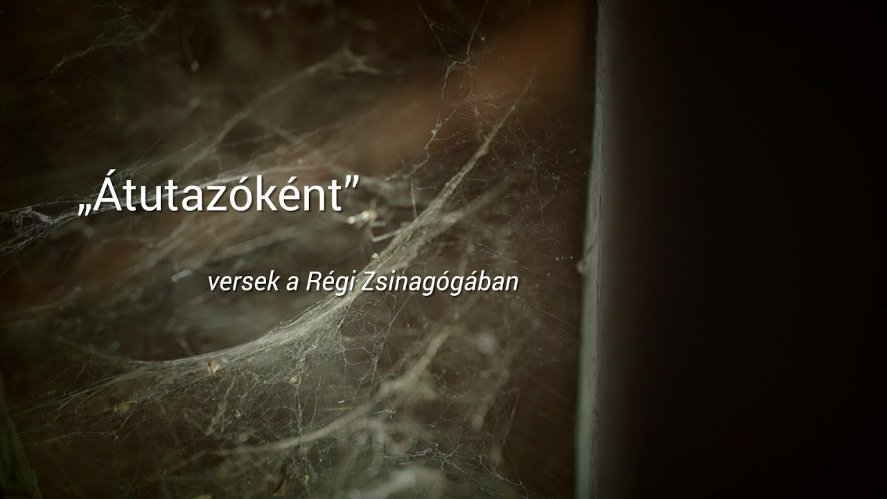 „Átutazóként” - versek a Régi Zsinagógában