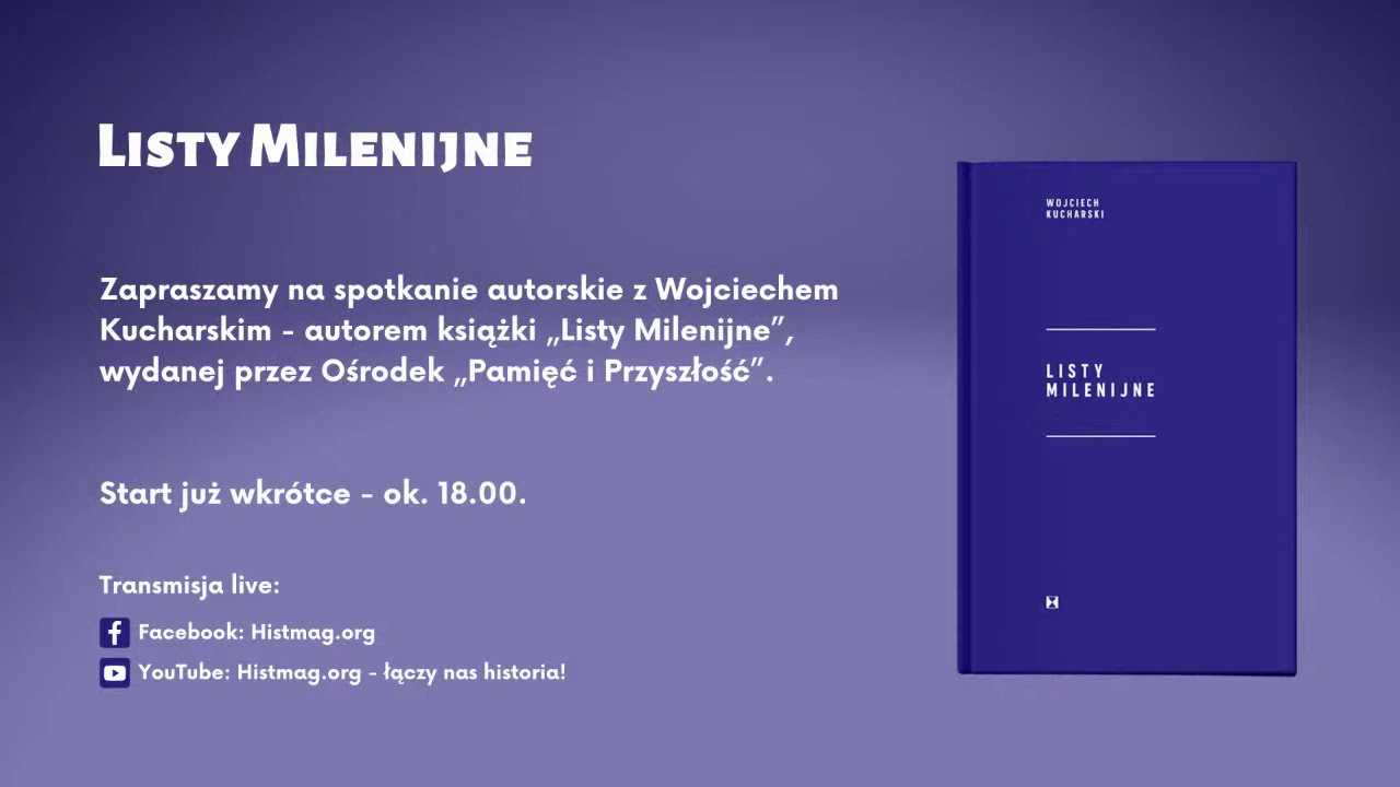 Historia list&oacute;w na 1000-lecie Państwa Polskiego. Spotkanie autorskie online z Wojciechem Kucharskim