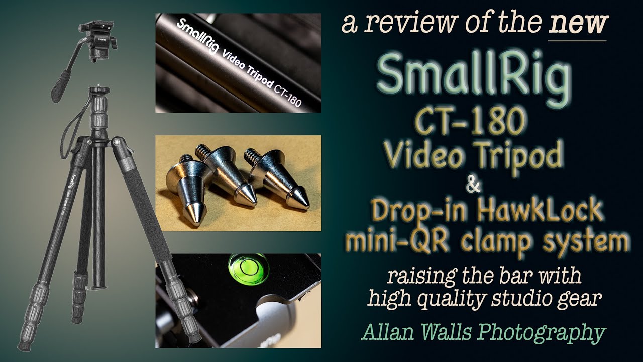 SmallRig Tripod Review - the CT180 Video Tripod & HawkLock clamp system