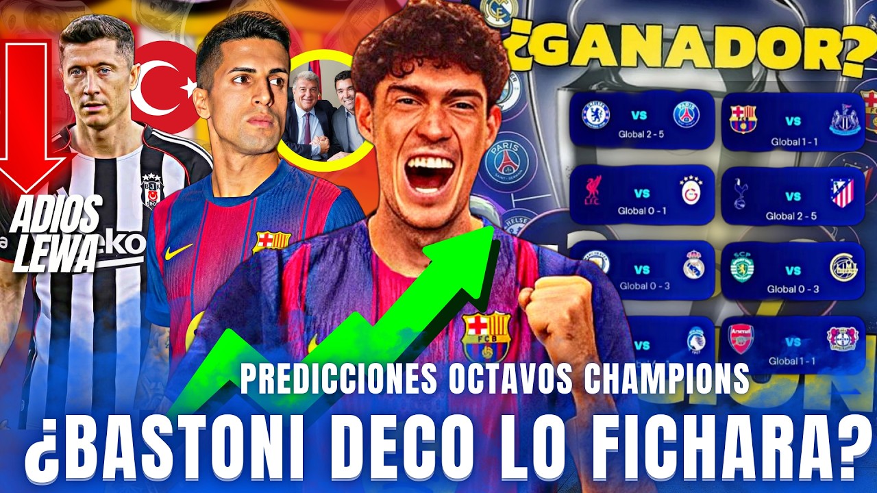 BASTONI Y CANCELO primeros Fichajes Deco! Christensen 2 años Mas | Ganador Vuelta Champions league