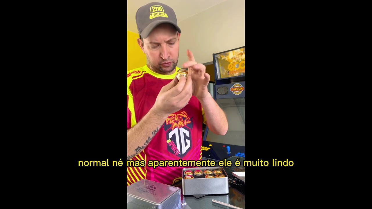 Primeiras impressões manche e botões qanba