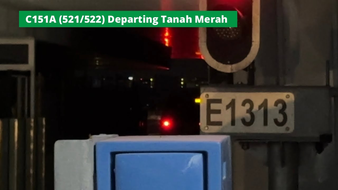 [Decommissioned Crossover][SMRT] C151A (521/522) departing Tanah Merah