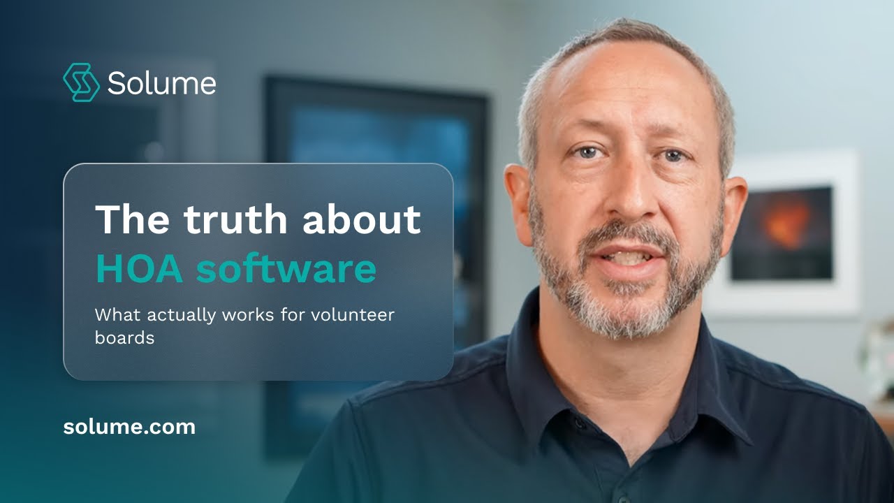 The Truth About HOA Software (What Actually Works for Volunteer Boards)