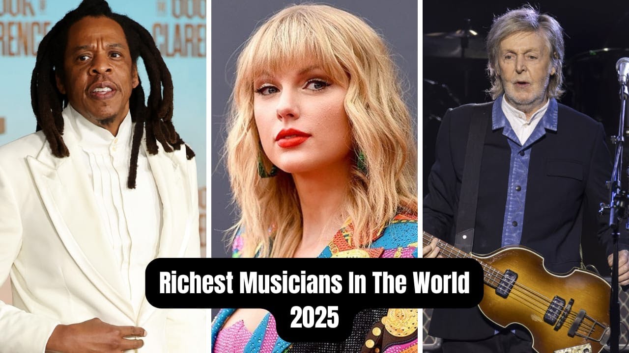 10 самых богатых музыкантов мира 2025 года.