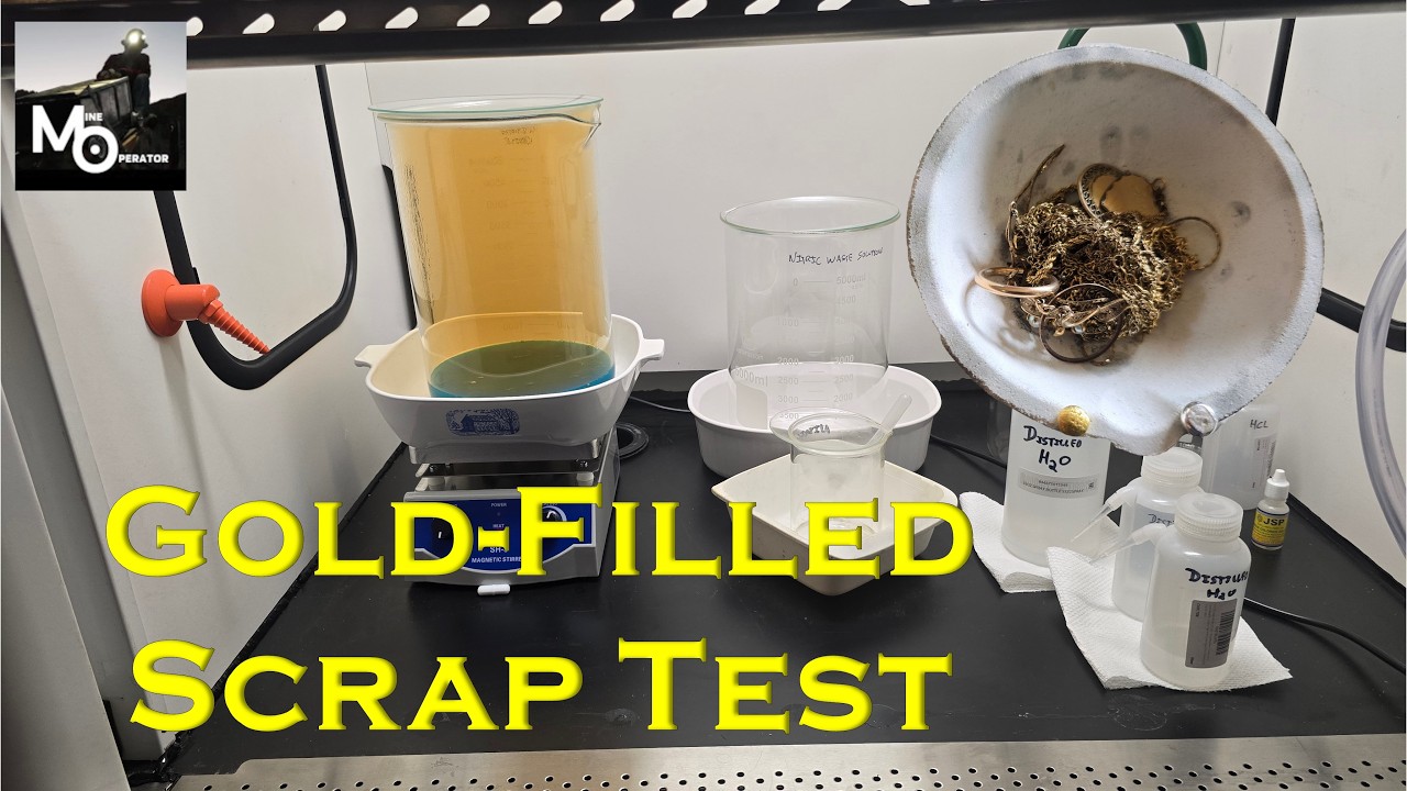 Gold And Silver Recovery From Gold-Filled Scrap Jewelry