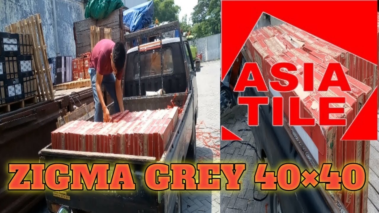 KERAMIK ASIA TILE 40×40 ZIGMA GREY #asiatile#mpproyek