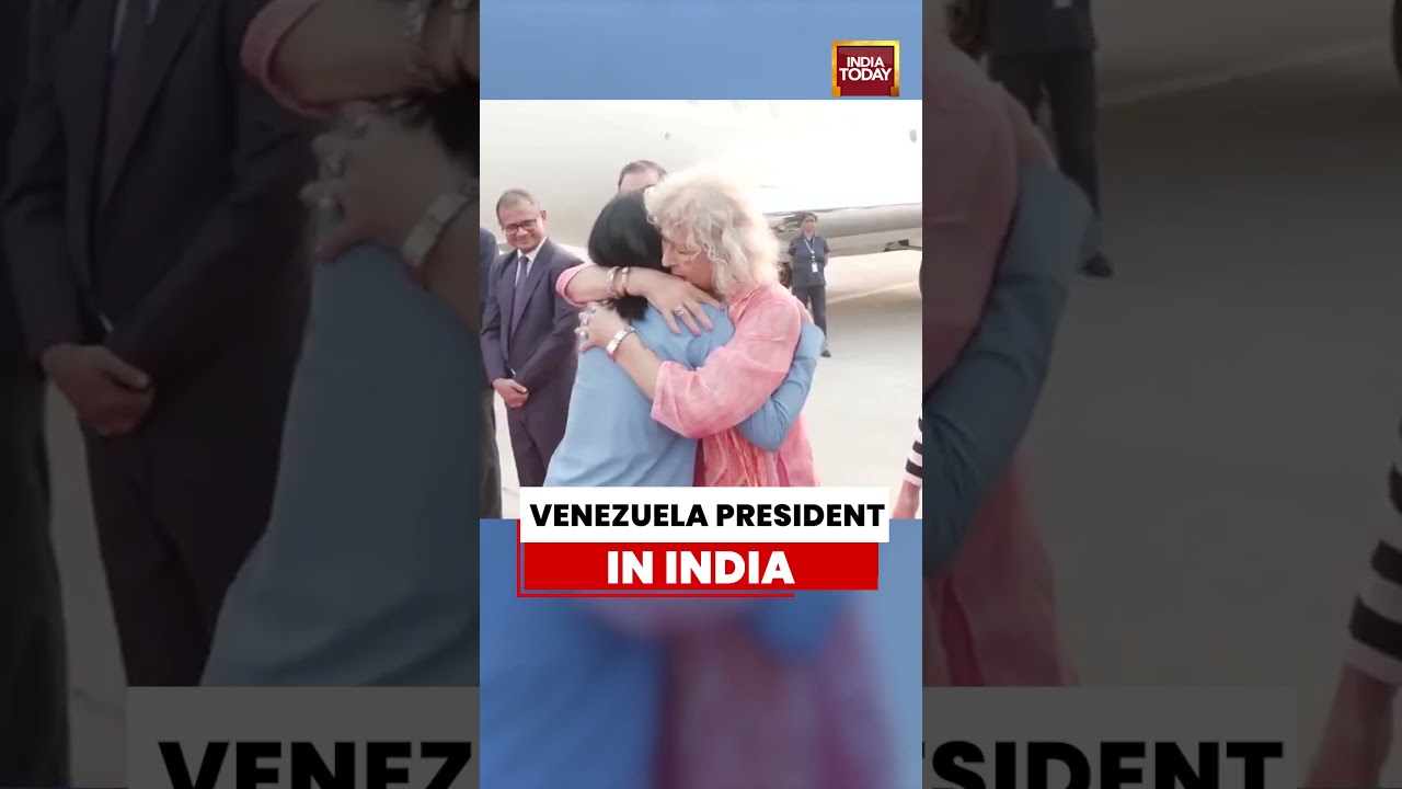 Venezuela Acting President Delcy Rodriguez Arrives in India | High-Level Talks Begin in Delhi