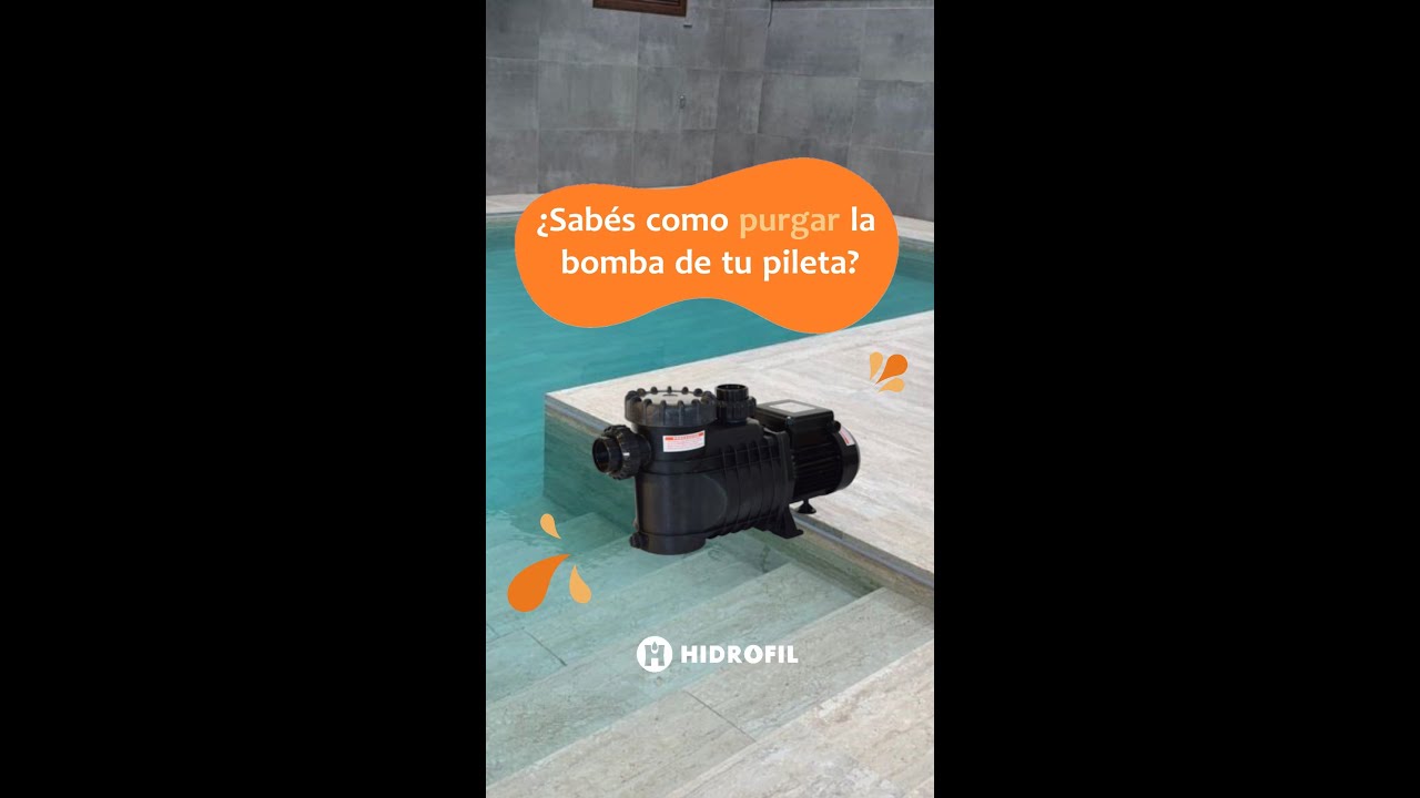 Purga de Bomba Autocebante pileta