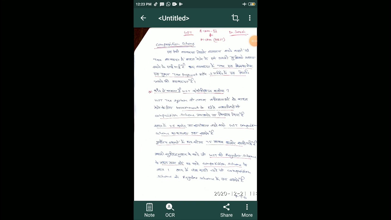 GST, M.Com..ABST
