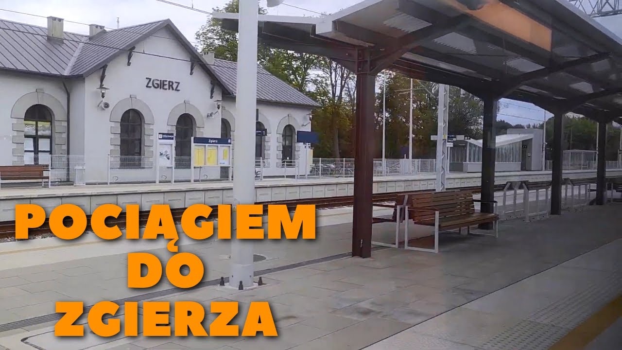 Jedziemy pociągiem z dworca Łódź Widzew do Zgierza