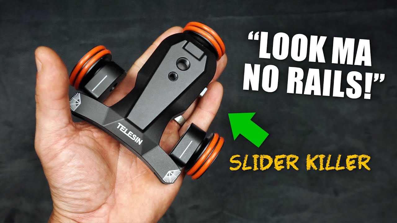 Telesin Motorized Dolly Car is a camera slider without the rails - Content creators must have!