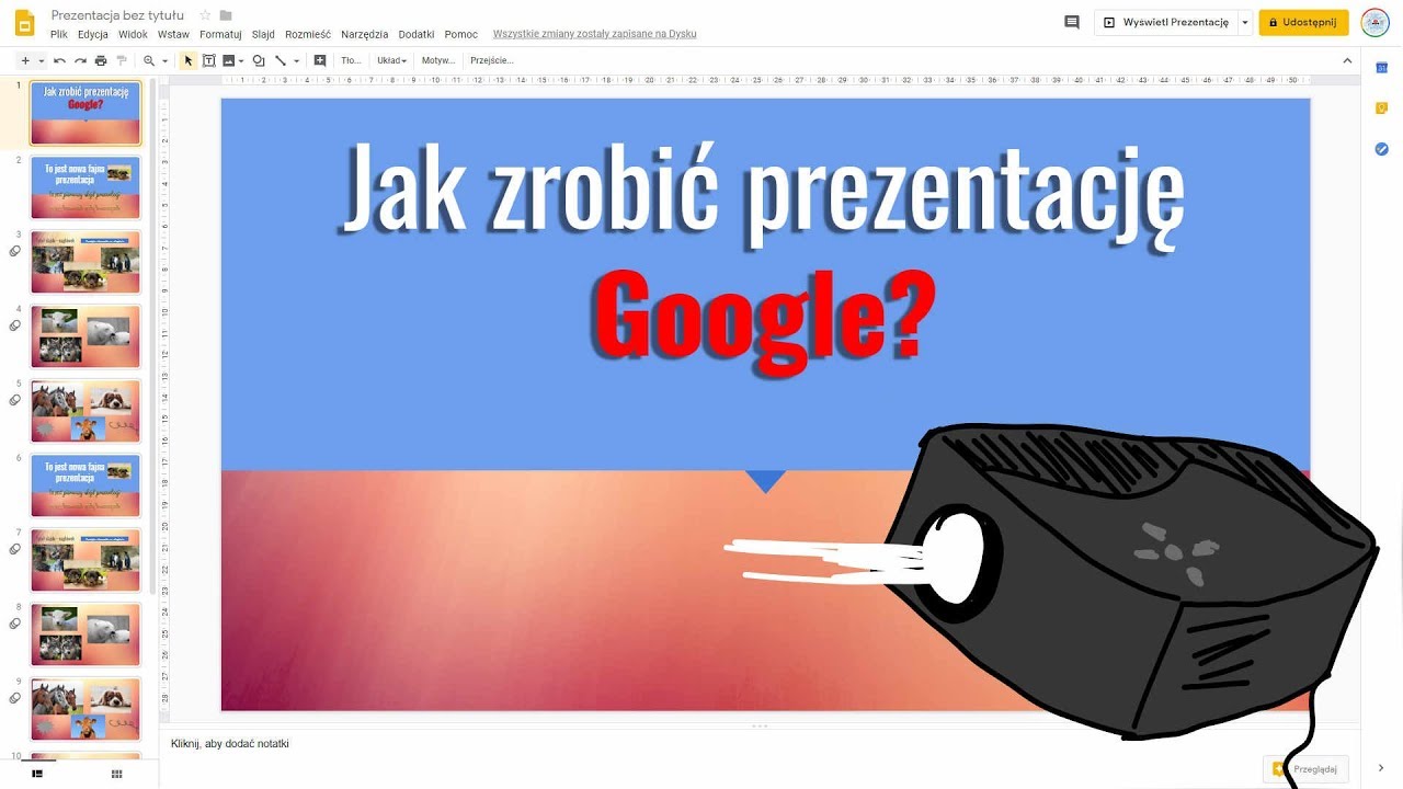 Jak zrobić prezentację w Google?