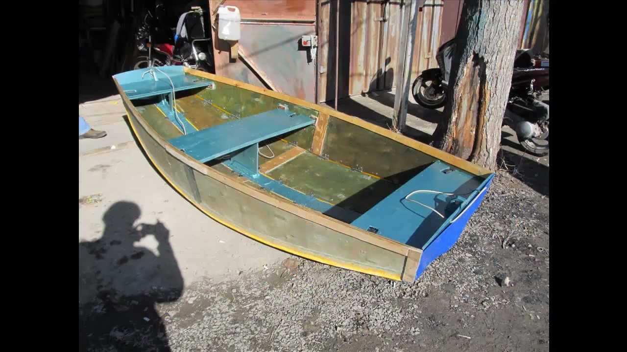 Постройка складной лодки.