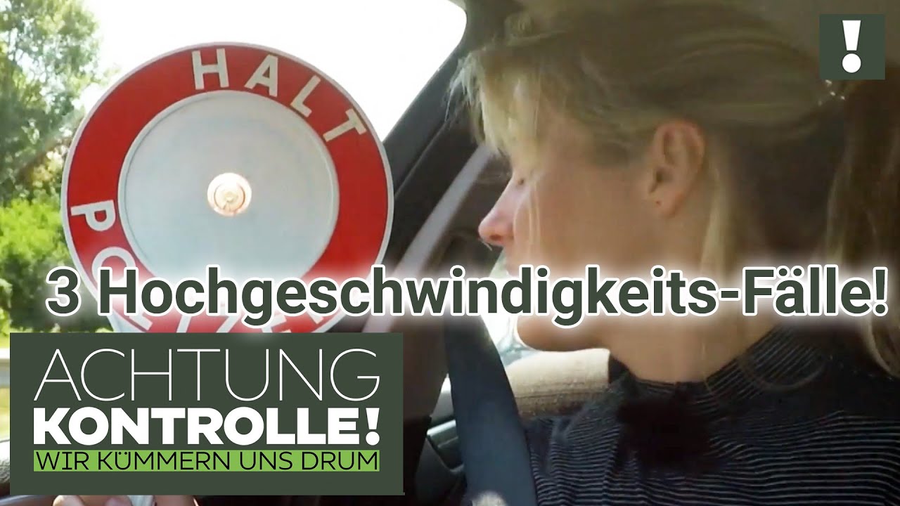 🚨 Auf der Autobahn wird GEDRÄNGELT und GERAST! 🚨 3 Highspeed-Fälle | Kabel Eins | Achtung Kontrolle