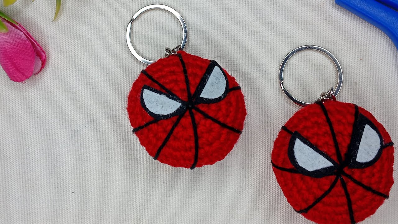 "Spiderman Face Crochet Tutorial | Easy & Quick!"step-by-step "BEGINNER FRIENDLY"
