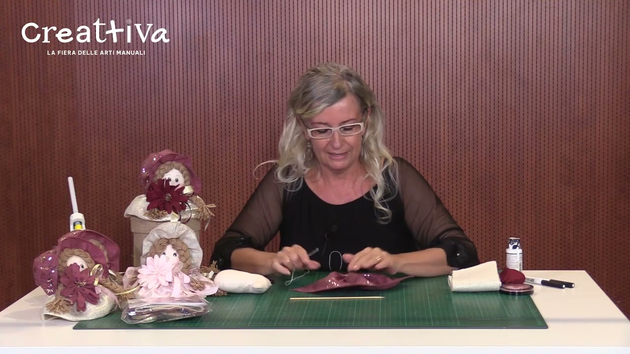 FIERA CREATTIVA - CREATTIVA CHANNEL La piccola Betty in cucito creativo con L'arte della nonna