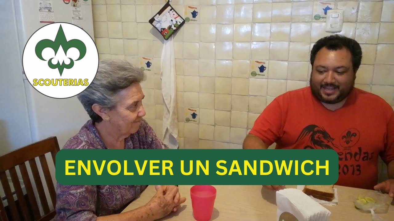 Cómo ENVOLVER un EMPAREDADO usando SERVILLETAS 🥪