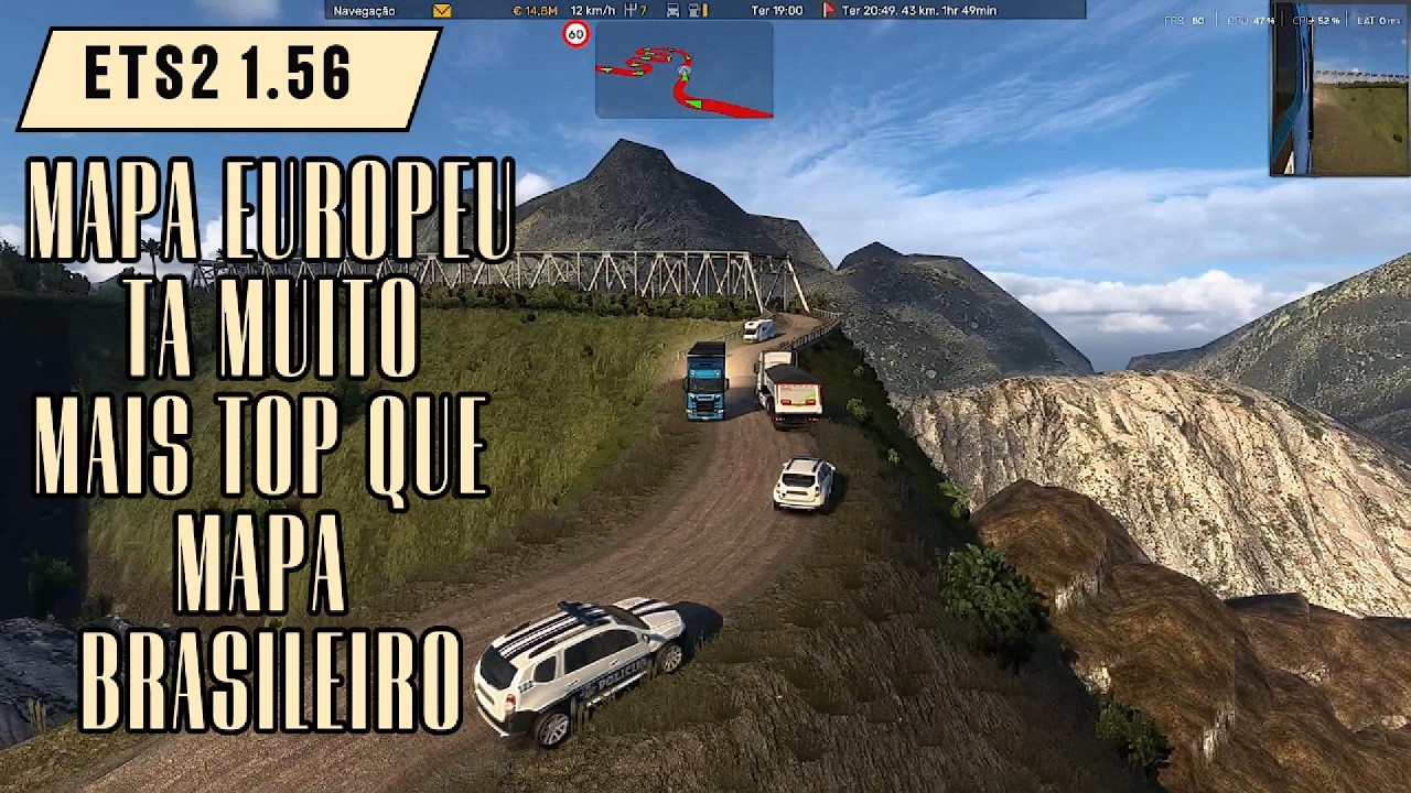 UNS DOS MELHORES MAPAS ETS2 ( realismo virtual ) follow  #fyp