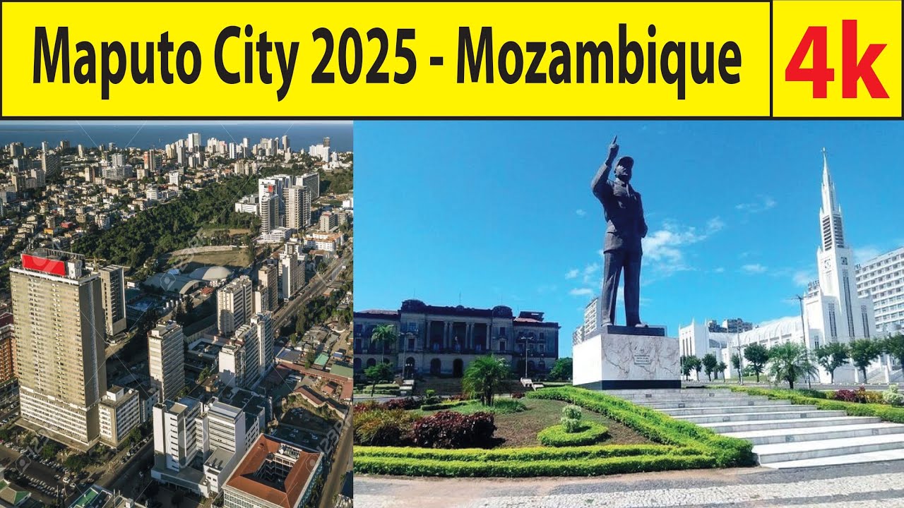 Maputo City - Mozambique 4K By Drone 2025