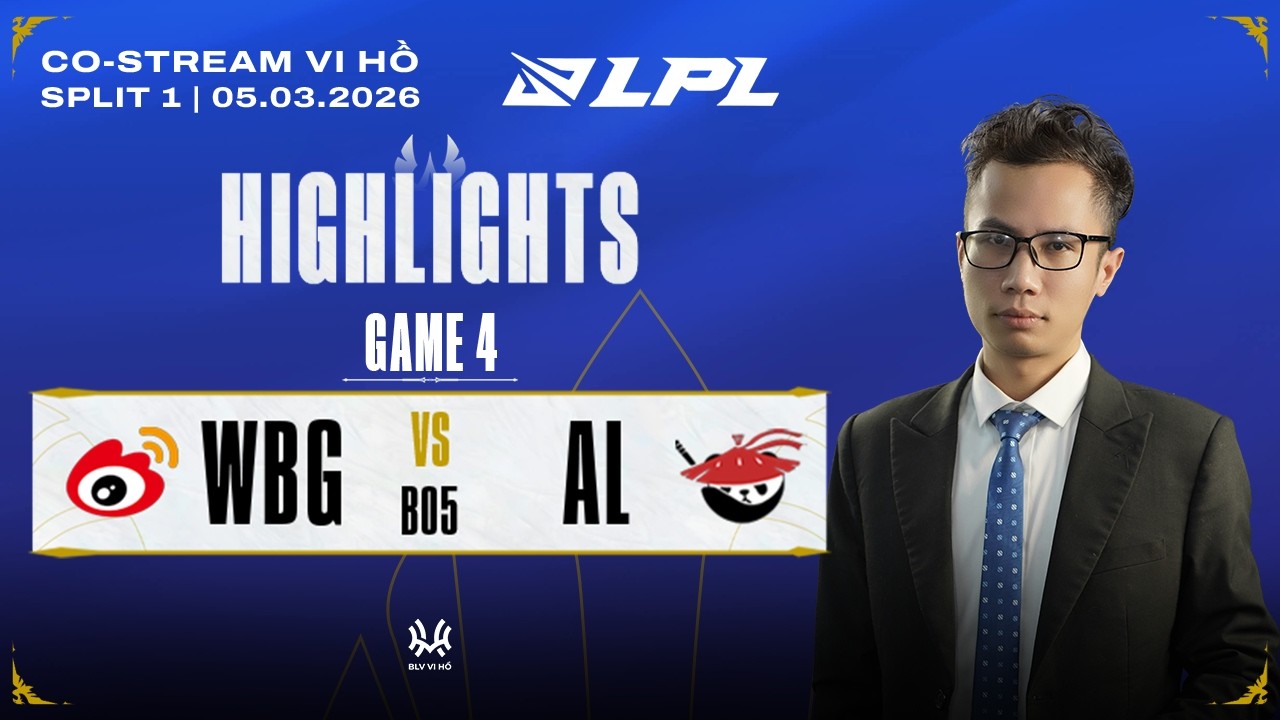 Highlights WBG vs AL | Game 4 | PLAYOFFS LPL 2026 - SPLIT 1