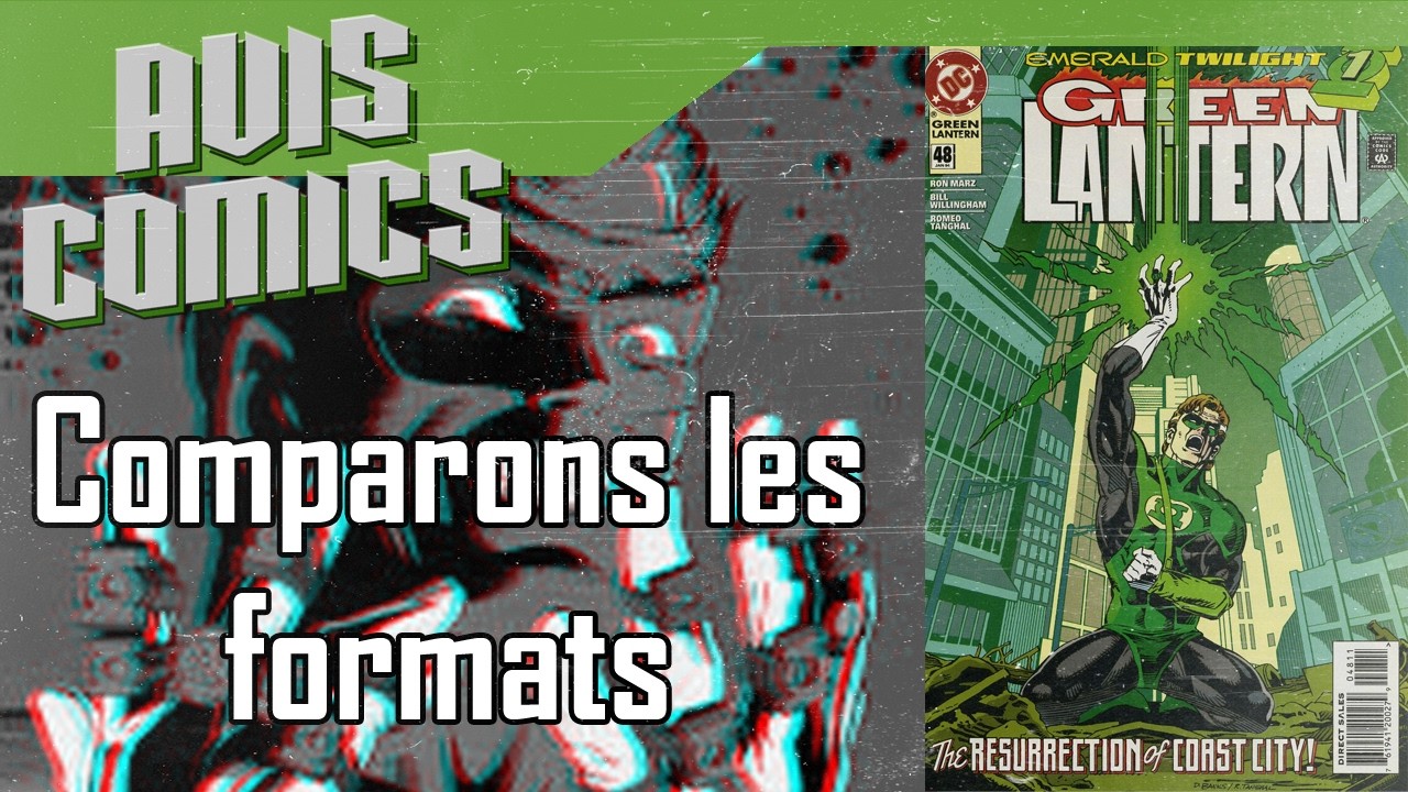Avis Comics | Emerald Twilight | La comparaison du Confidential et du Paperback