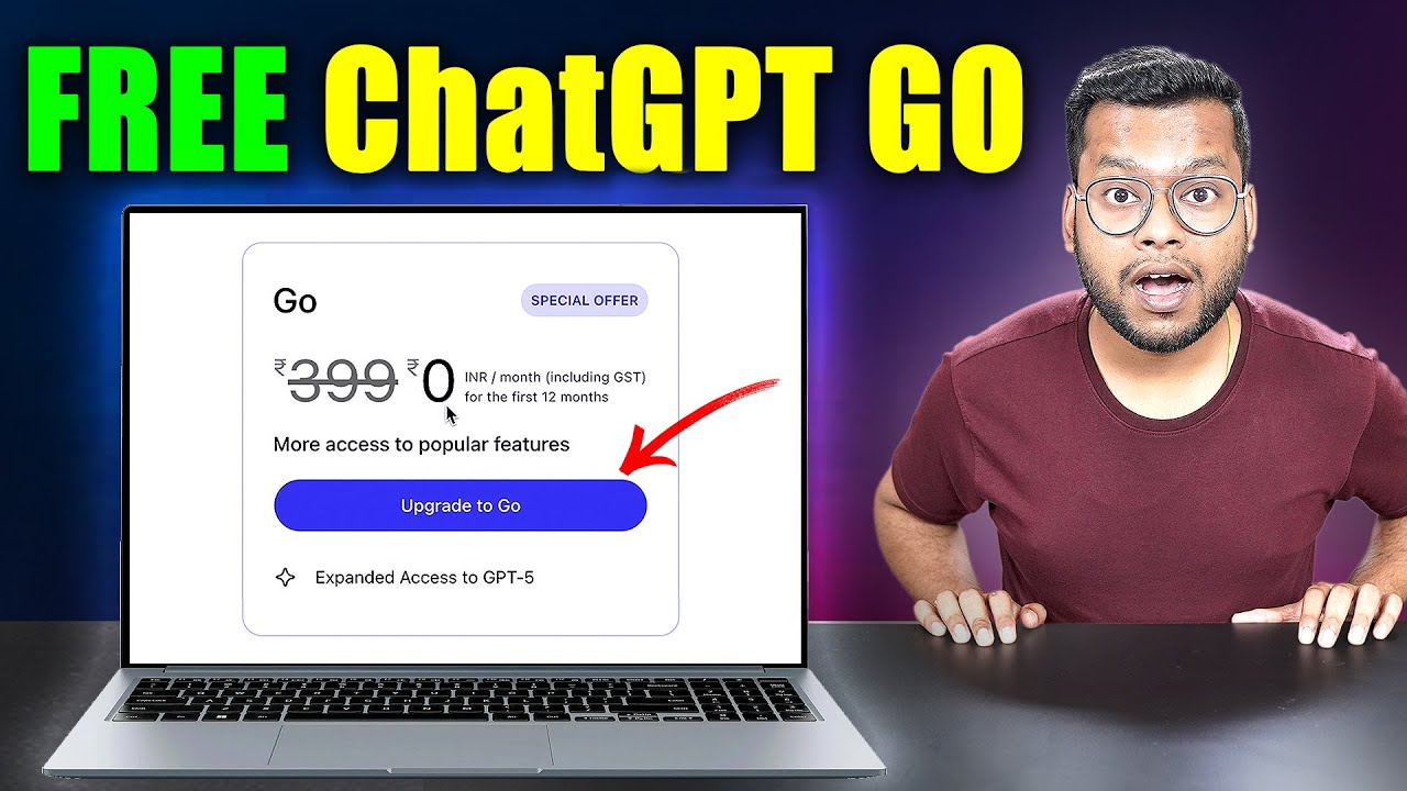 ChatGPT Go Free Plan Activation in India - 4th Nov 2025 LIVE PROCESS