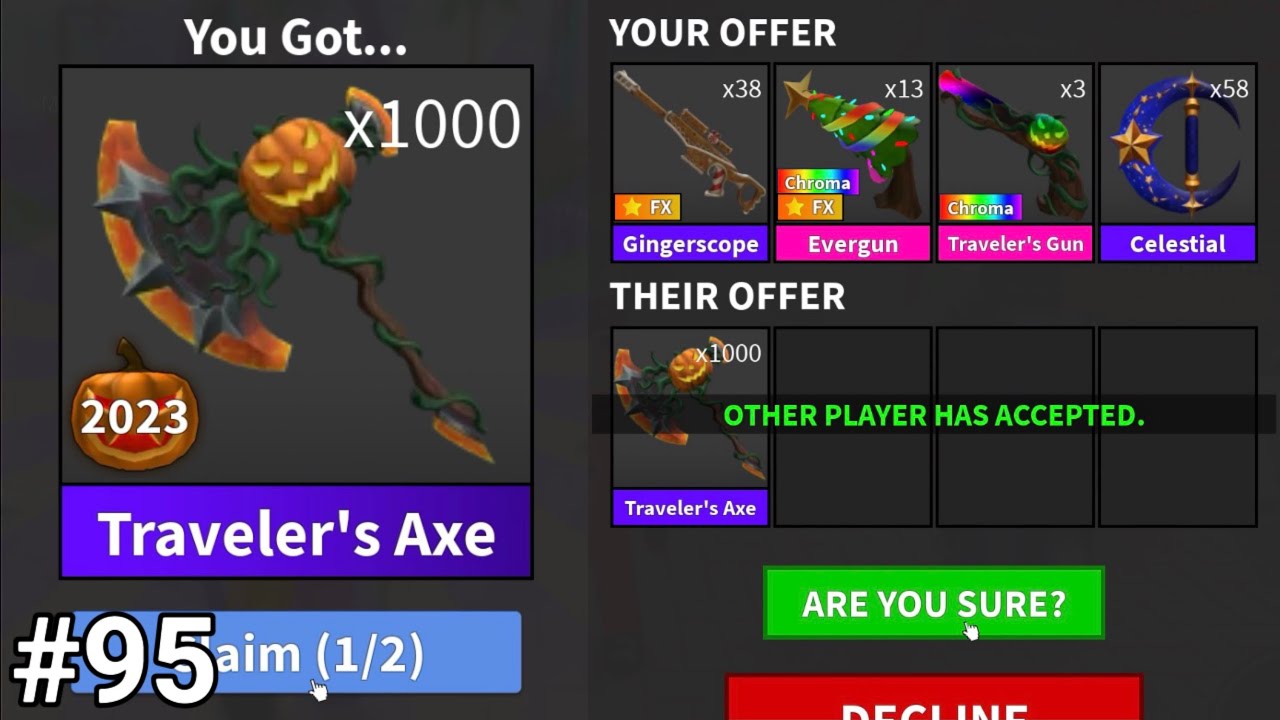 MM2 Trading Montage #95 (INCREDIBLE TRADES!)  