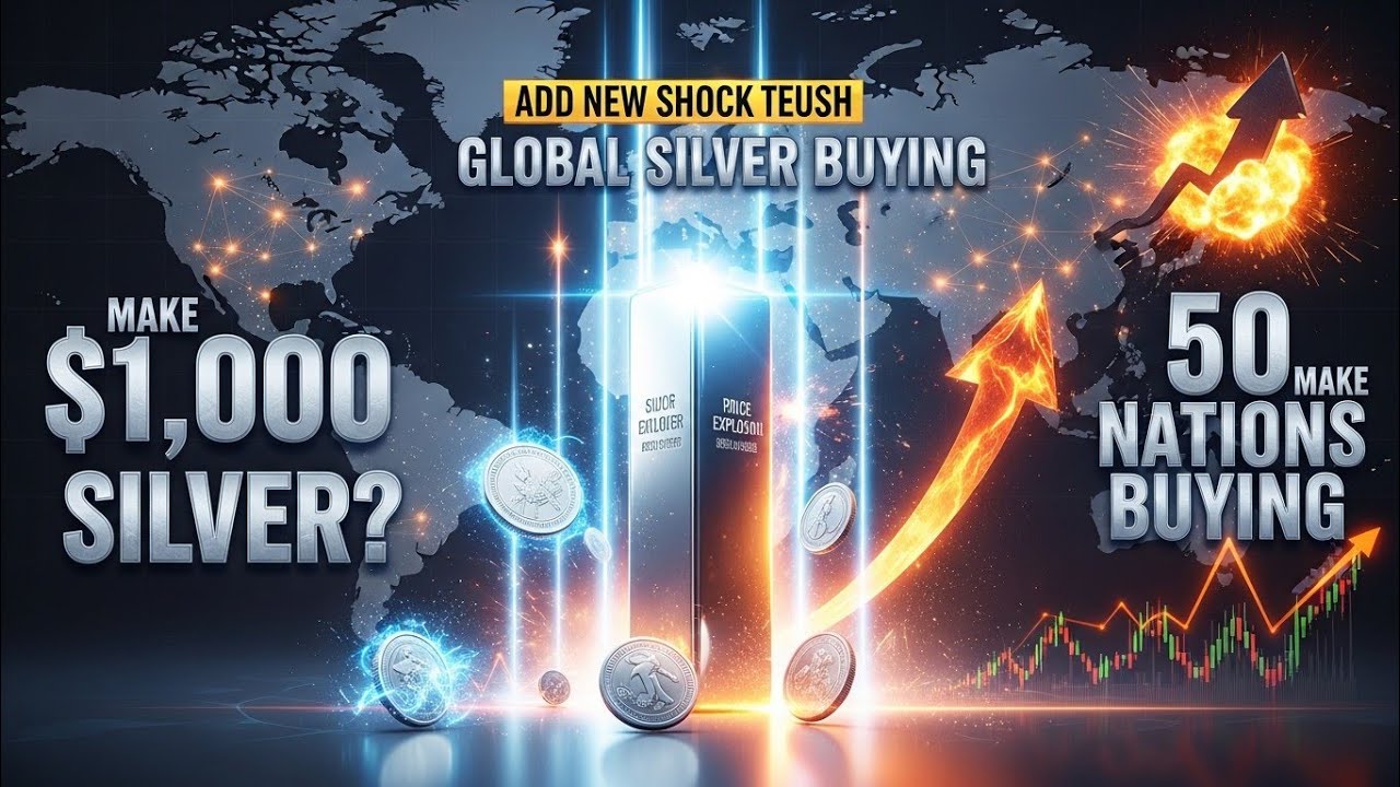 $1,000 SILVER: Will 50 Nations Buying SILVER Together Send Prices SOARING?