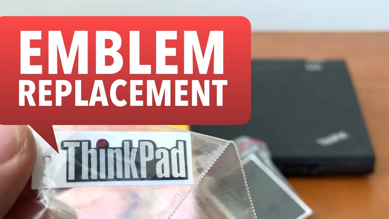 Bersihkan ThinkPad dengan magic spons dan ganti sticker touchpad serta emblem logo