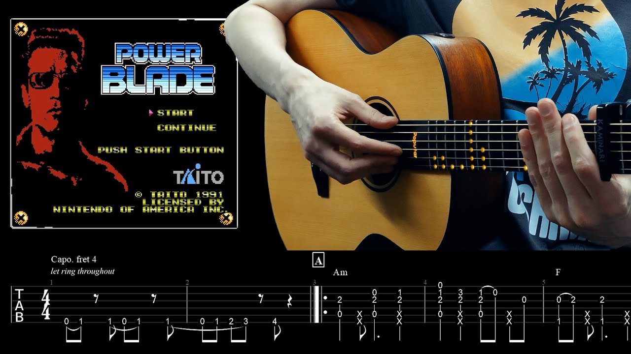 Power Blade – Sector 7. Fingerstyle guitar cover