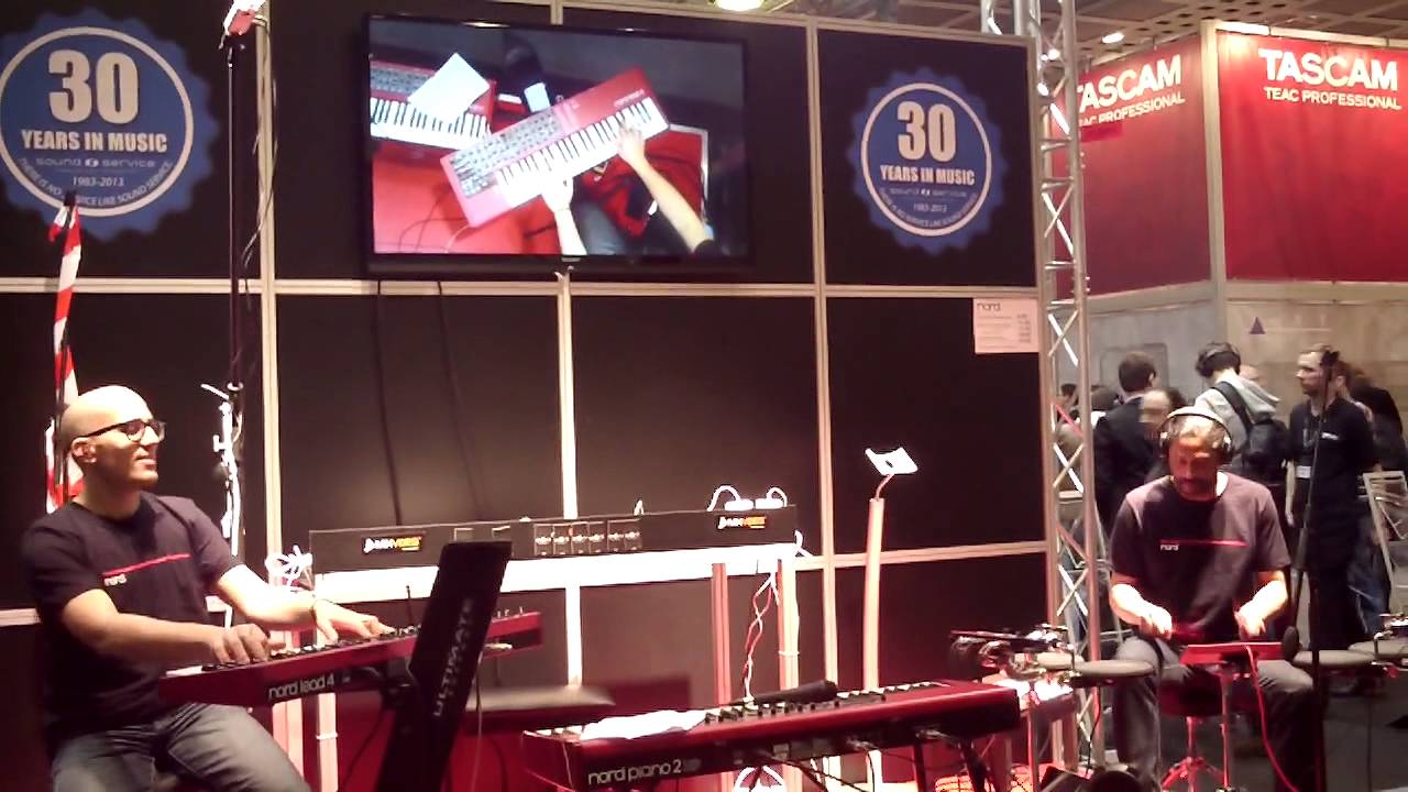 Nord Lead2 & Nord Drum 2 with Pad in Action @ Sound Service TV
