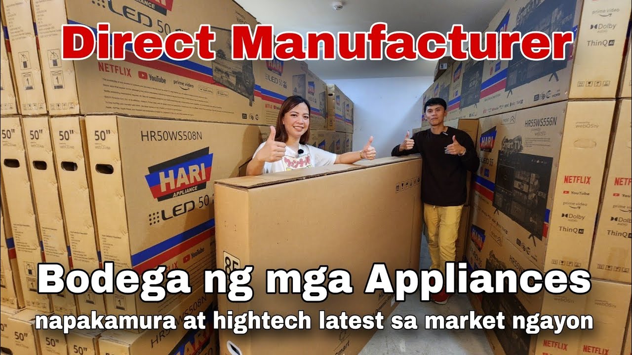 Direct Manufacturer, Bodega ng mga Appliances na napakamura at hightech latest sa market ngayon