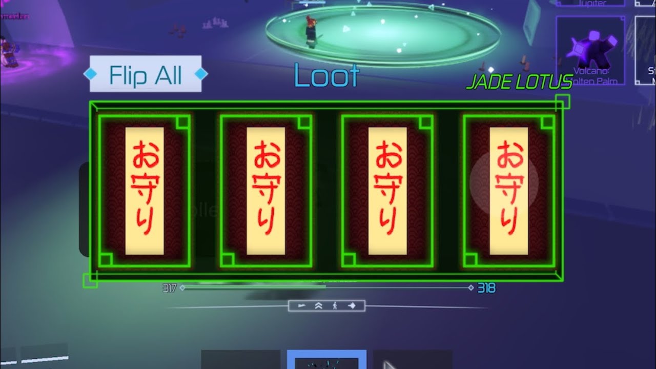 This is what happen when u use jade lotus in jujutsu infinite roblox