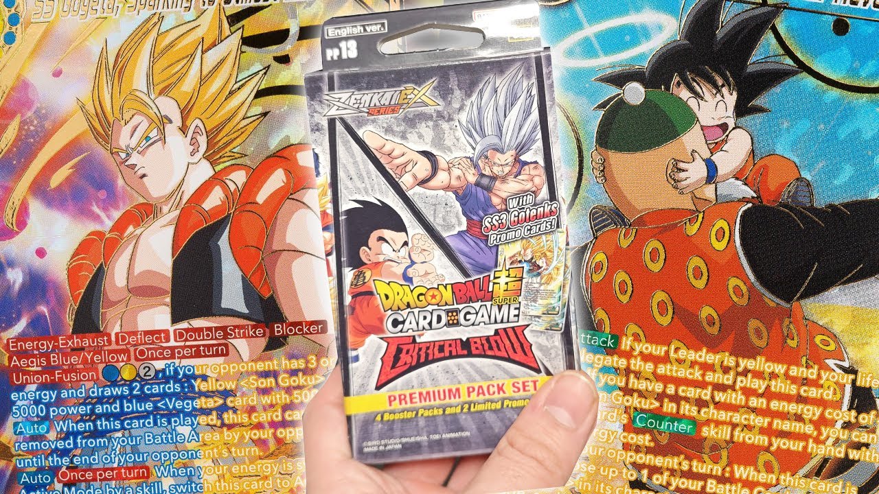 UNBOXING - PREMIUM PACK CRITICAL BLOW - BT22 | Dragon Ball Super Card Game