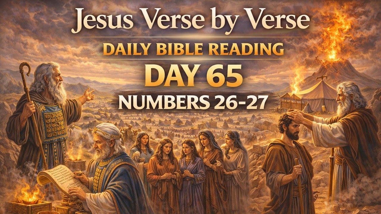 📖 Bible in a Year - Day 65: Numbers 26–27 (A New Generation Counted and Leadership Prepared)