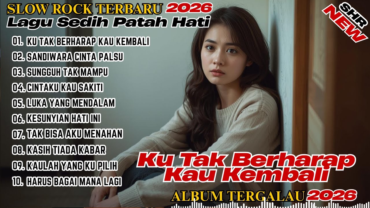 🖤 Slow Rock Sedih 2026 Full Album | Lagu Galau Menyiksa Hati Sepanjang Malam 🌙 | SHR Slow Rock.