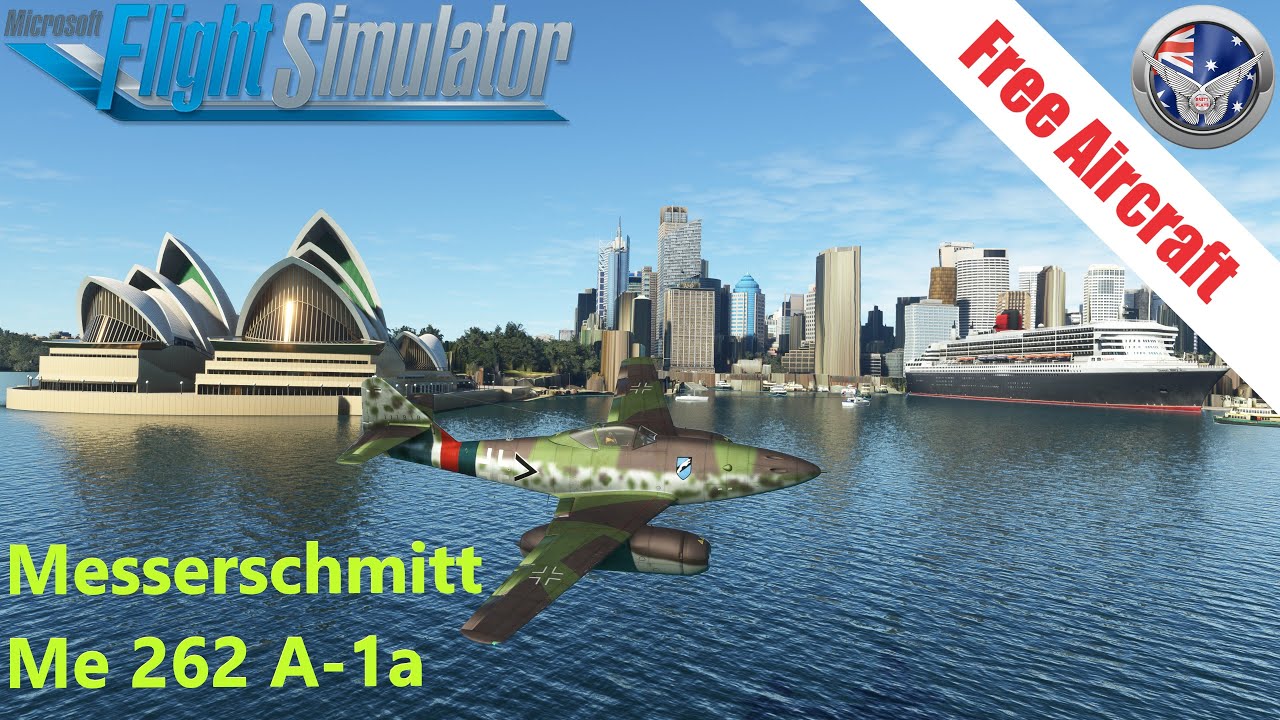 Freeware Aircraft - Messerschmitt Me 262 A-1a - Flight/Review - Microsoft Flight Simulator 2020