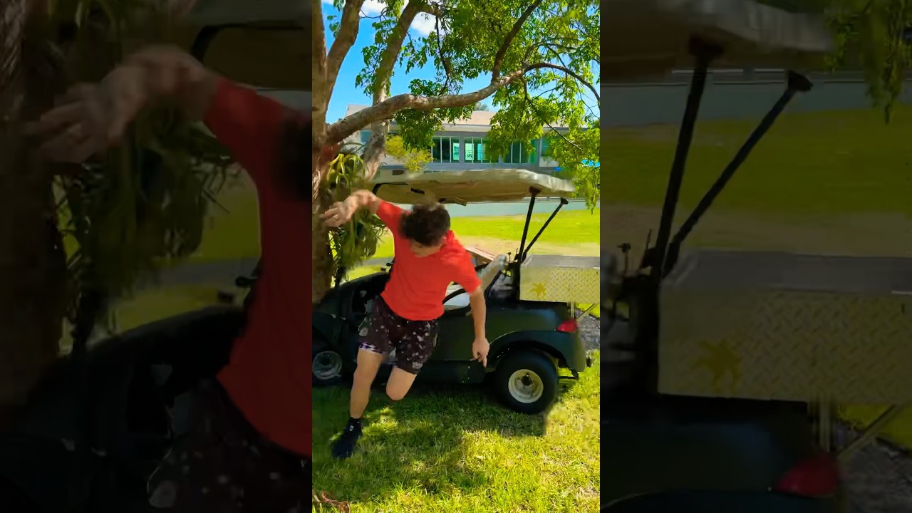 I Crashed My New Golf Cart!