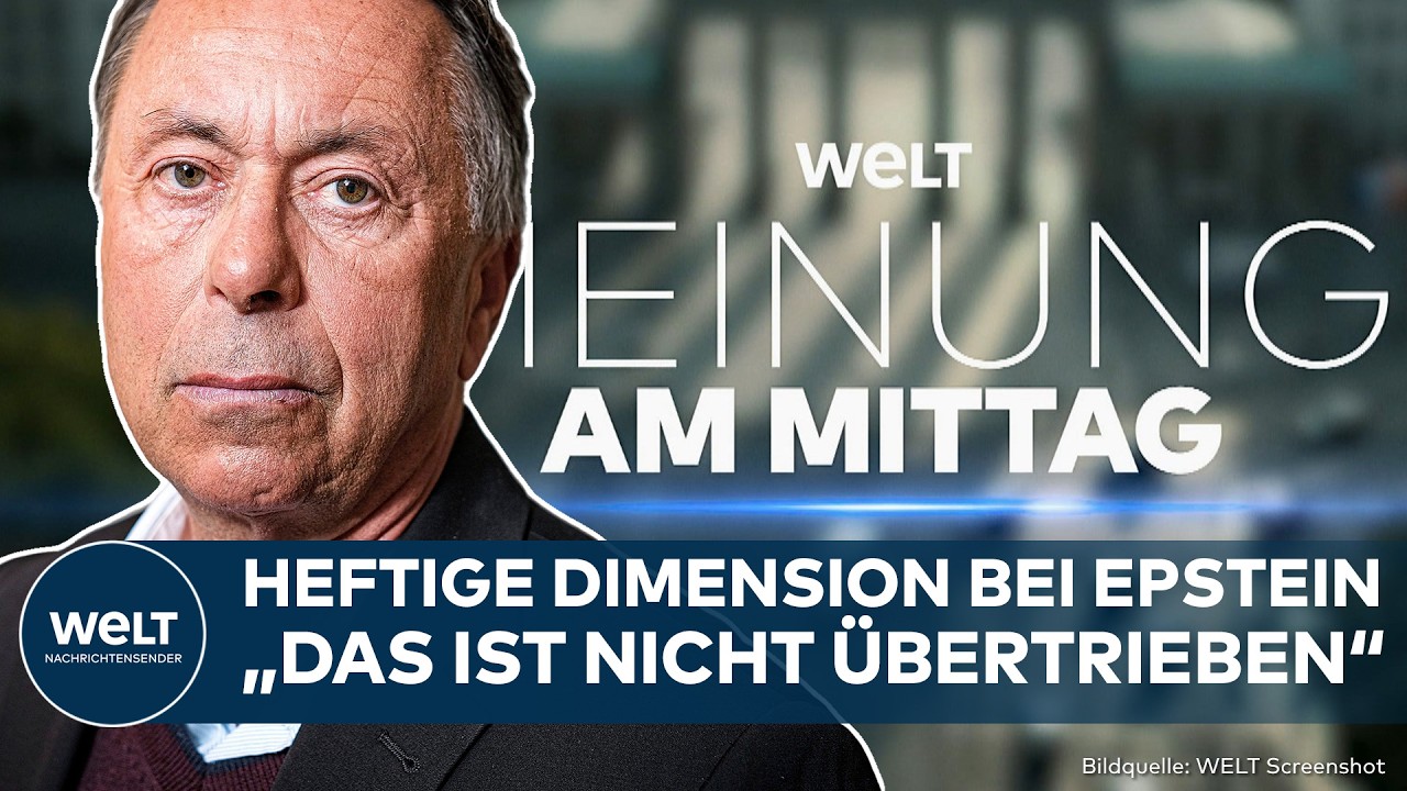 MEINE MEINUNG: Chaos um Epstein! Bolz mit Warnung bei Akten zum Fall